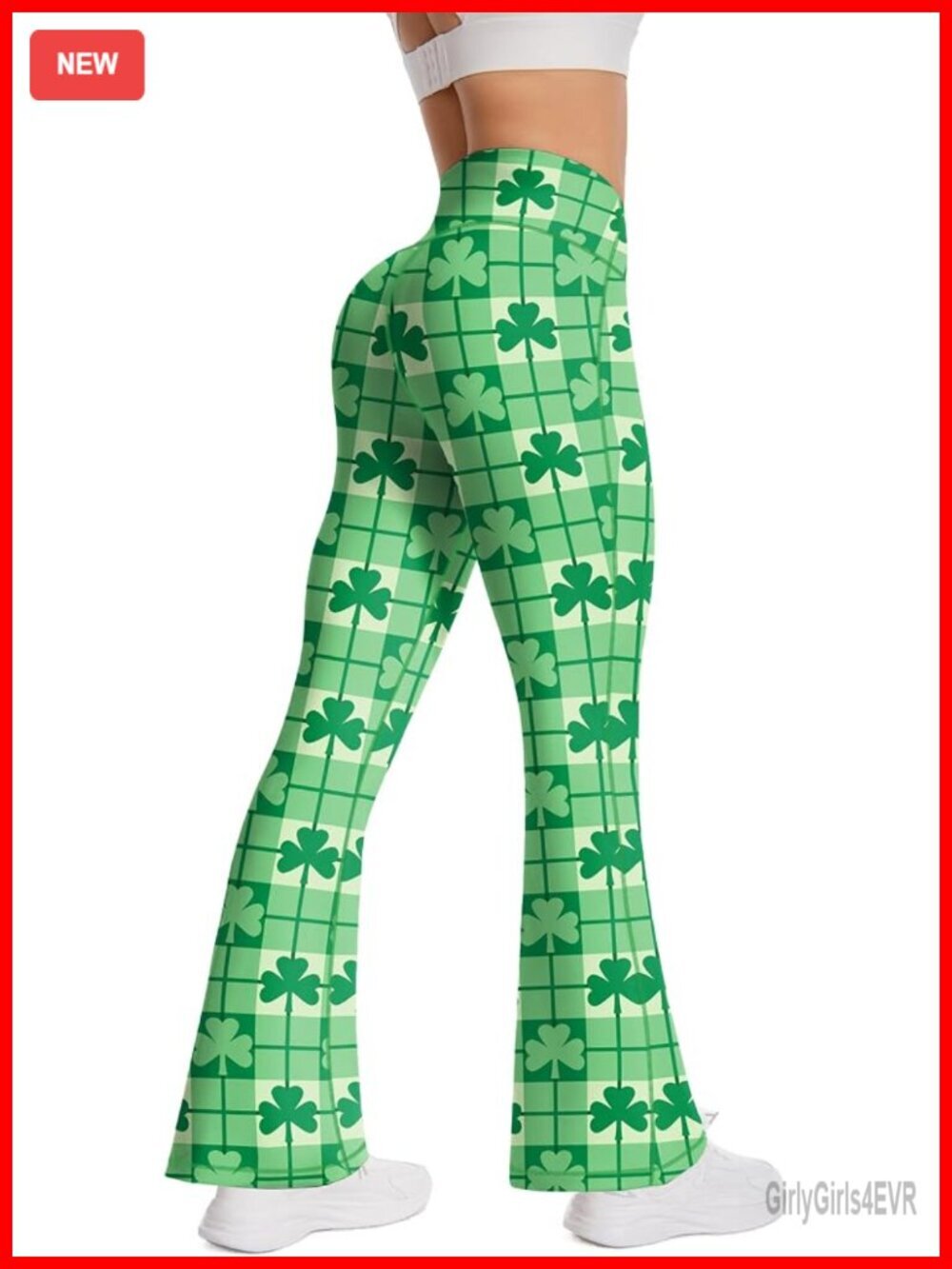 High Waisted Flare Yoga Pants Bell Bottom Leggings Stretchy